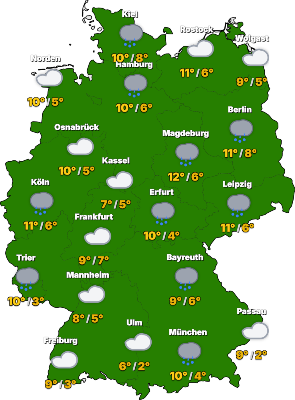 STUDIO-Deutschland-2025-11-09-1-1 Ein Tief über Tschechien blockiert Deutschland: Sitzen wir jetzt im Novembergrau fest?