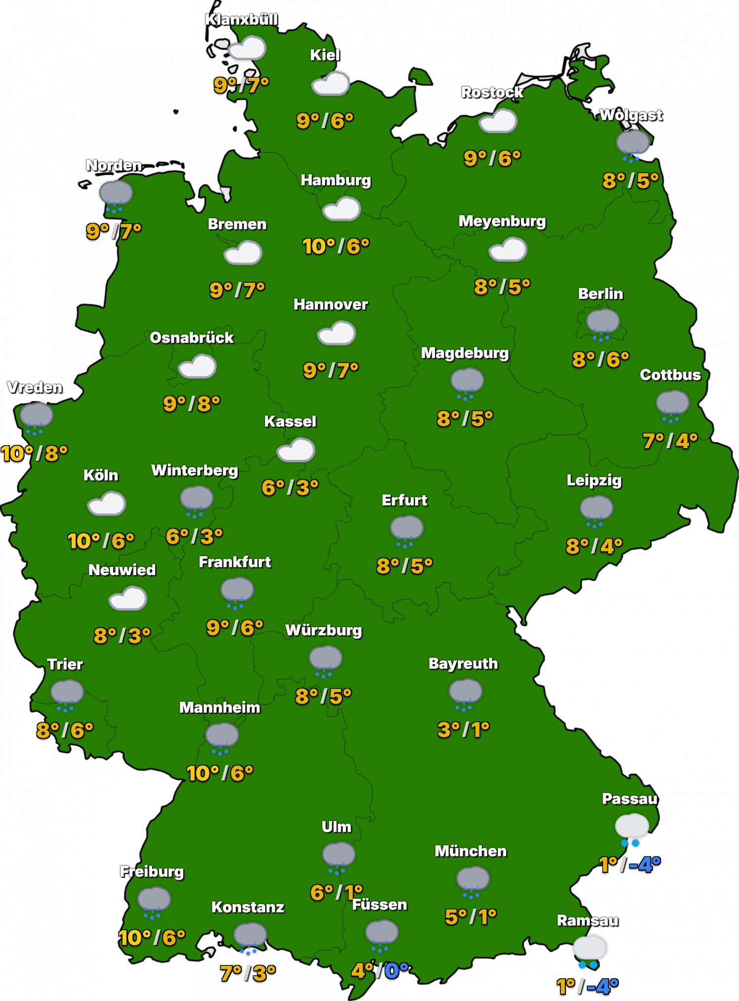 STUDIO-Deutschland-2025-11-29-1495x2024 Die meisten Teile Deutschlands erleben ein mildes 1.Adventwochenende