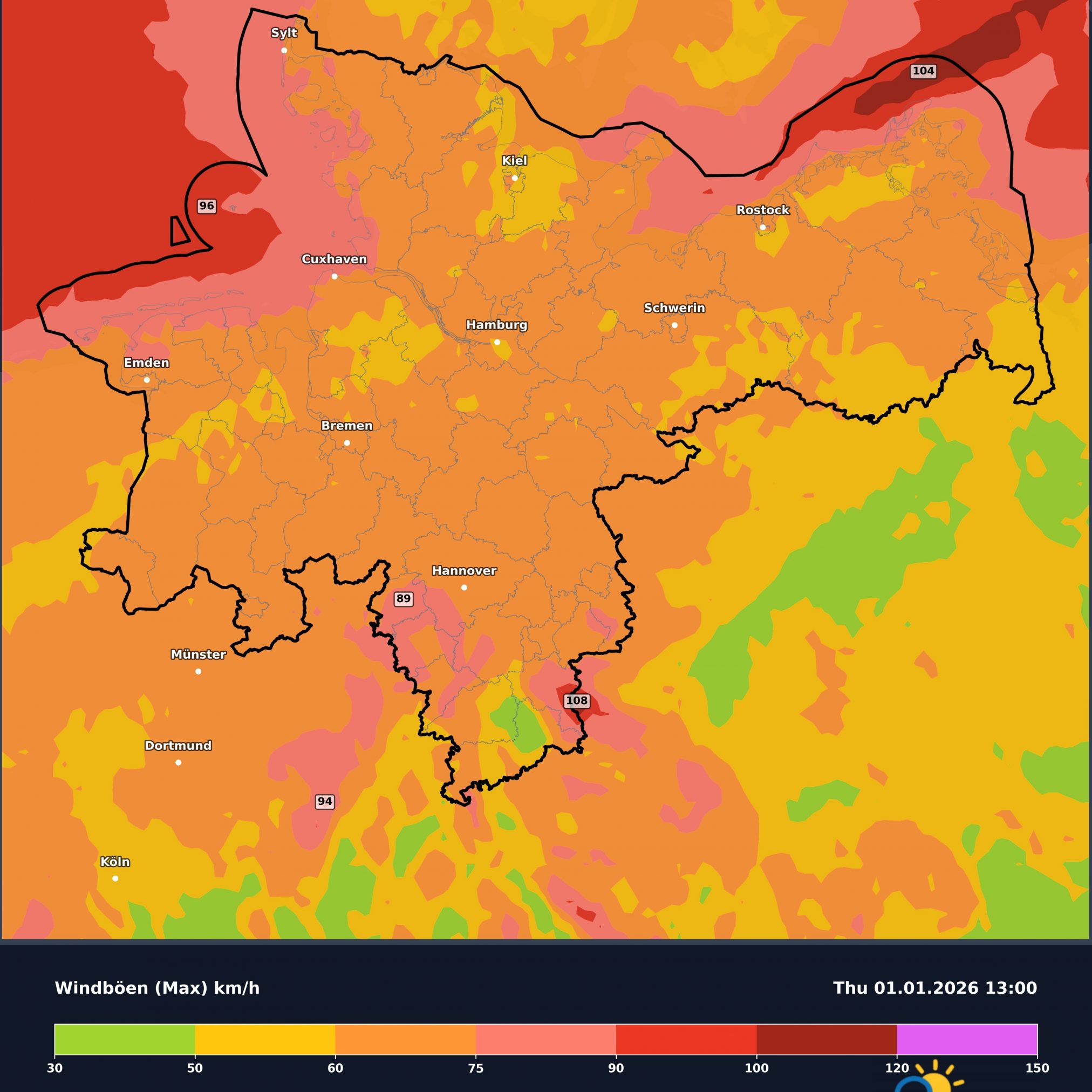 DeWeKo_nordsee_eu_gusts_F72_1767100451852-2024x2024 Startet das neue Jahr mit einer gefährlichen Mischung aus Glatteis und Orkanböen?