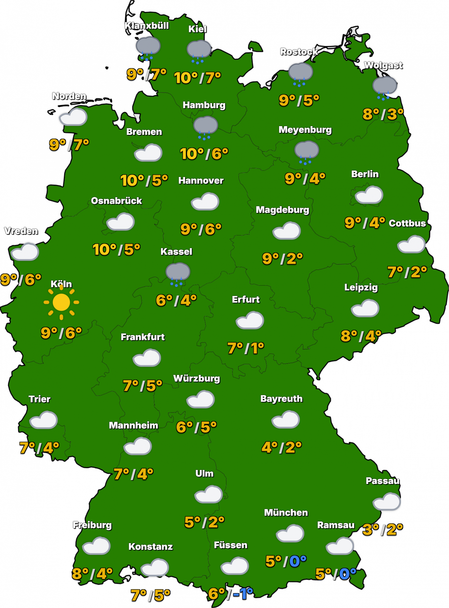 STUDIO-Deutschland-2025-12-13-1495x2024 Inversionswetterlage mit viel Nebel und Hochnebel - nur örtlich auch Sonne!