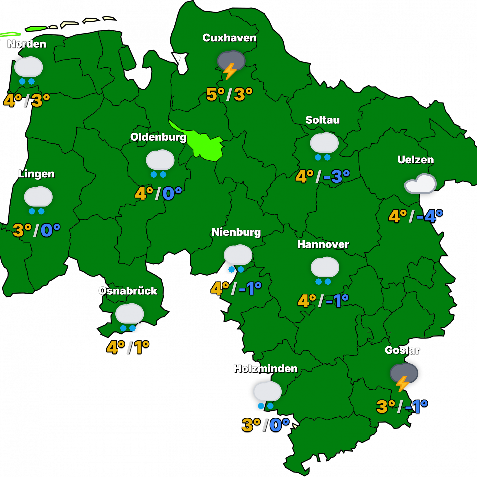 STUDIO-Niedersachsen-2025-12-27-1-2024x2024 Erst Regen, dann möglicherweise Schnee zum Neujahr bei uns in Niedersachsen. Ein Blick in die Glaskugel.