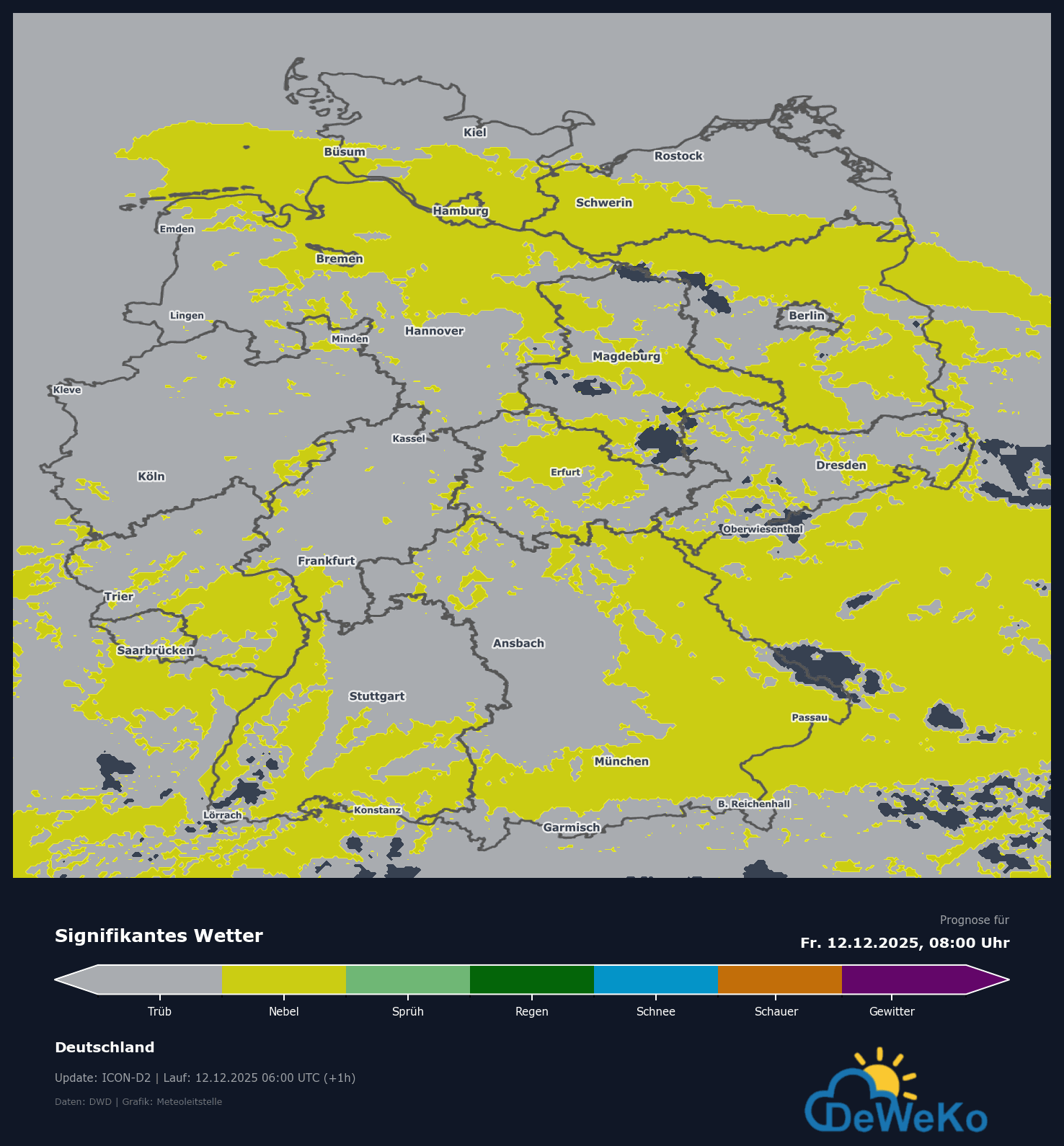 sigwx_icon-d2_2025121206_48h Bleibt es beim trüben Dezembergrau oder hat die Sonne zum dritten Advent eine Chance?