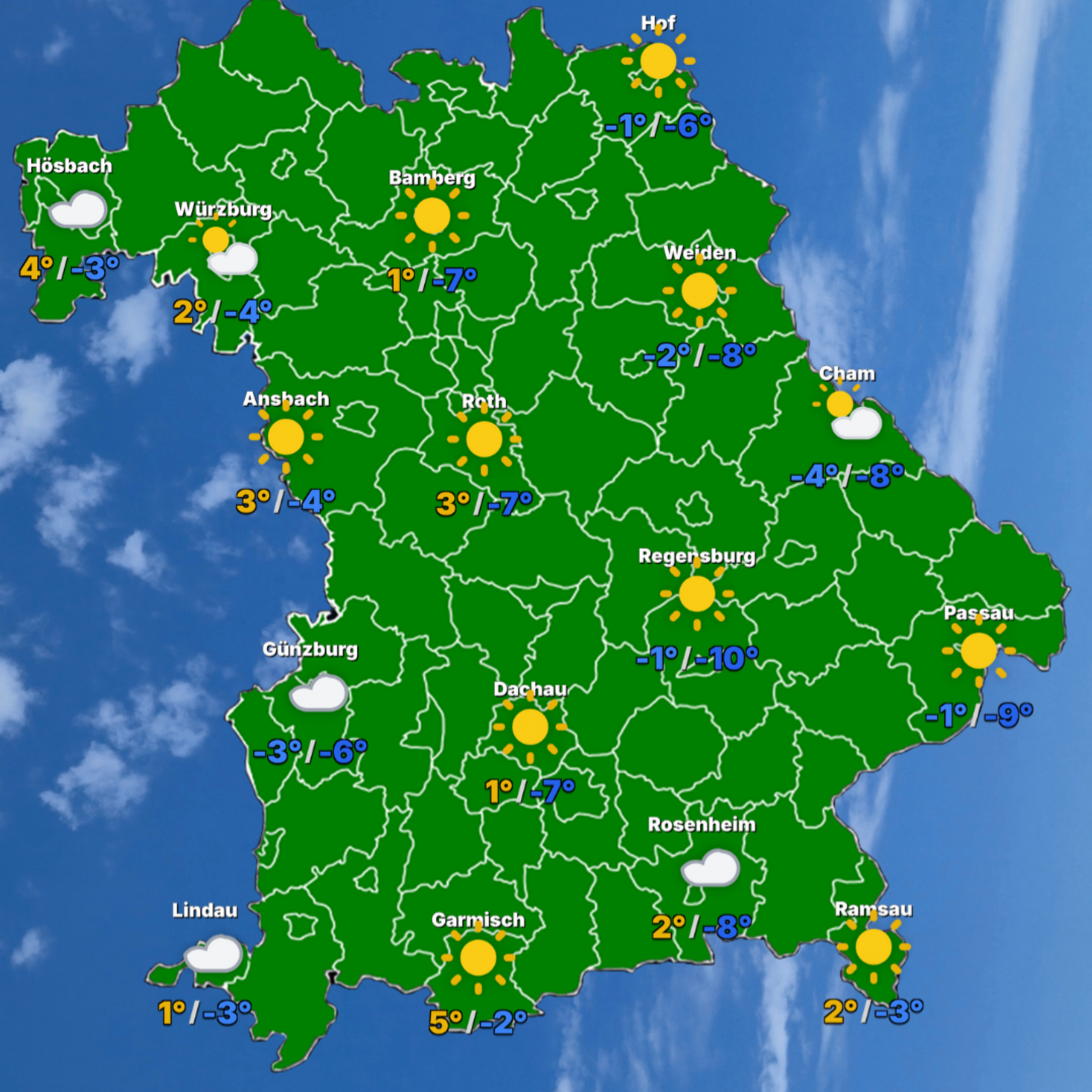 1000267152-2024x2024 Der 3 Tagestrend für Bayern - Aus purer Sonne wird es einen Mix geben? Die Hochdruckzone zieht sich etwas zurück