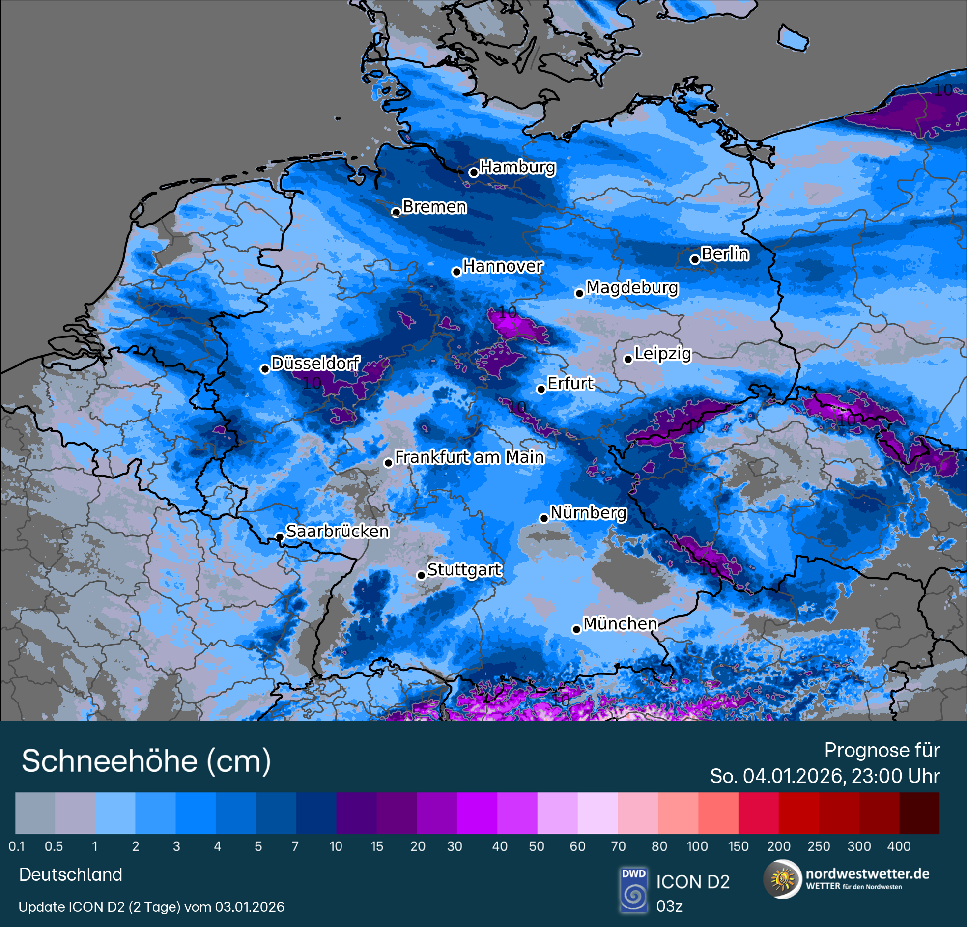 h_snow_2026010303_de.nc_time_43_plot Der Winter hat Deutschland fest im Griff! Es wird noch etwas kälter!