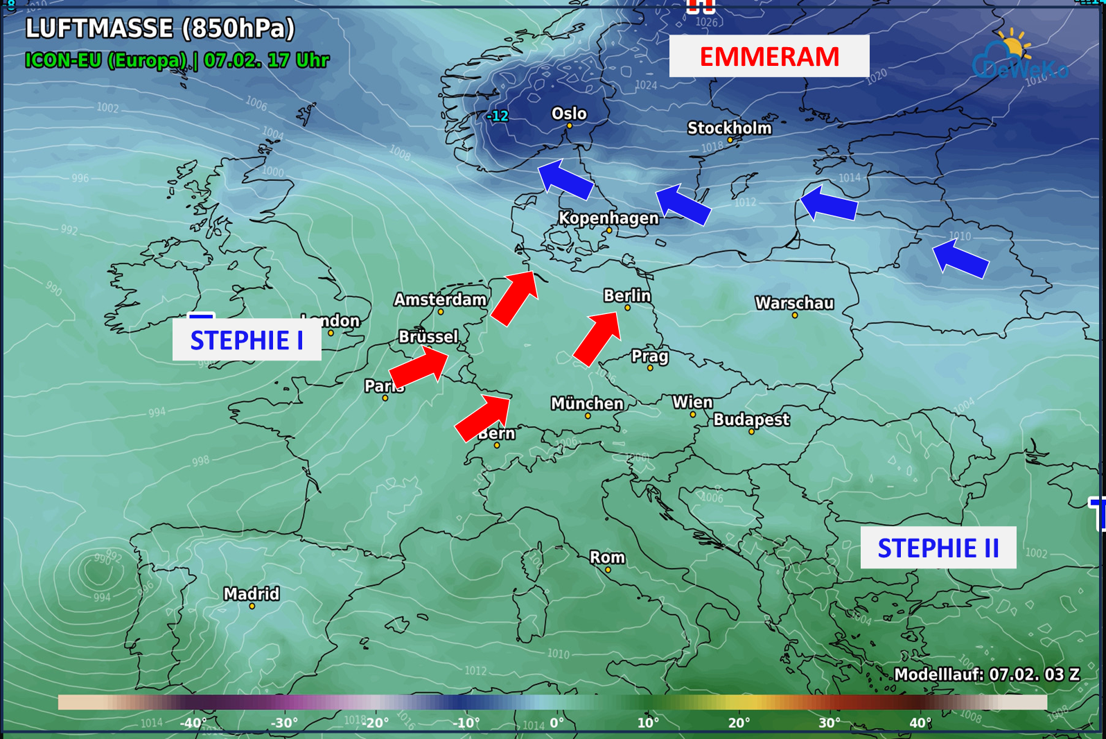 00MaskeLuftdruck1 Mildere Luft setzt sich vorübergehend überall durch! Das Deutschlandwetter für das Wochenende!