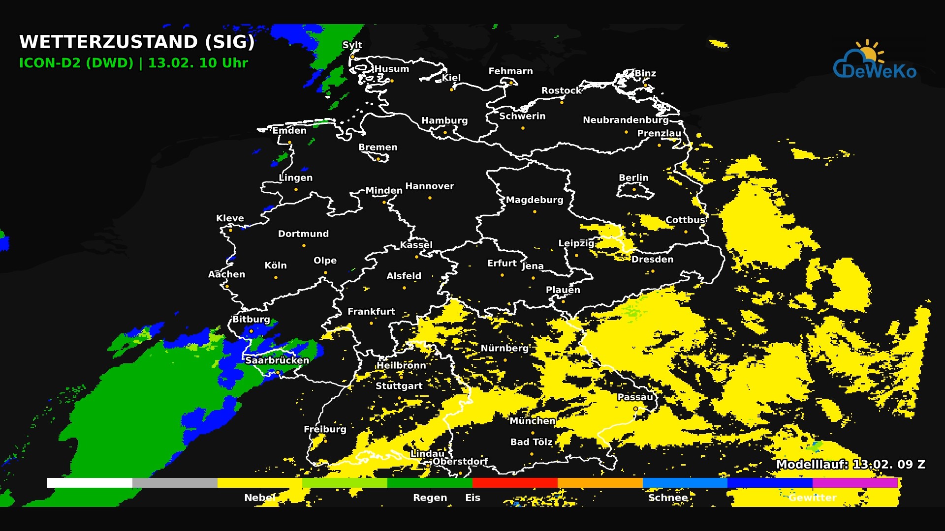 DeWeKo_icon_d2_de_api_weather_code_F0_1770985906370 Fällt der Höhepunkt der fünften Jahreszeit ins Wasser oder bleibt die Narrenkappe trocken?