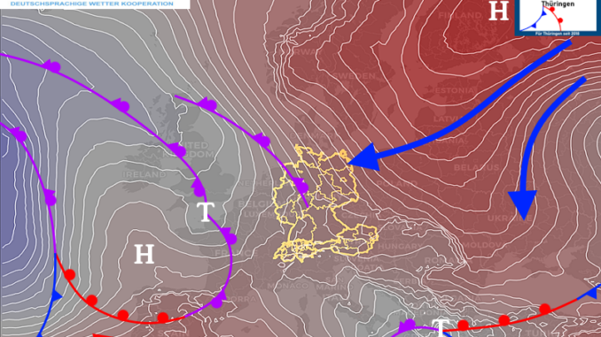 wetterlage-01022026-678x381-1 Weiterhin wirkt eine Luftmassengrenze über Deutschland