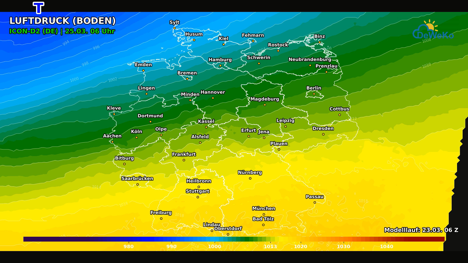 DeWeKo_icon_d2_de_api_pressure_F47_1774260318323 Kaltufteinbruch am Mittwoch mit Schnee und Graupelgewitter, dazu Viel Wind