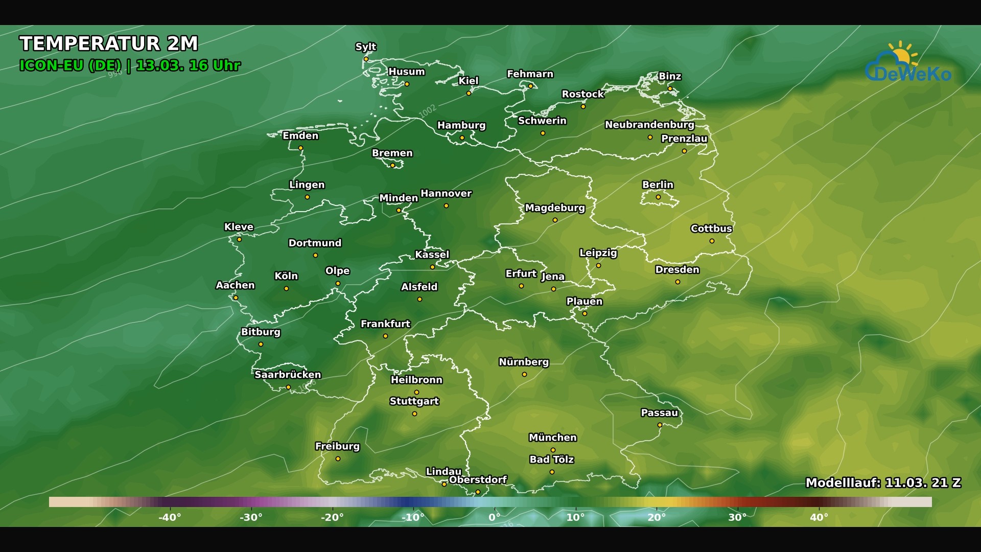 DeWeKo_icon_eu_de_view_temp_F39_1773288622777 Atlantische Störungen bringen wechselhaftes Wetter nach Deutschland!