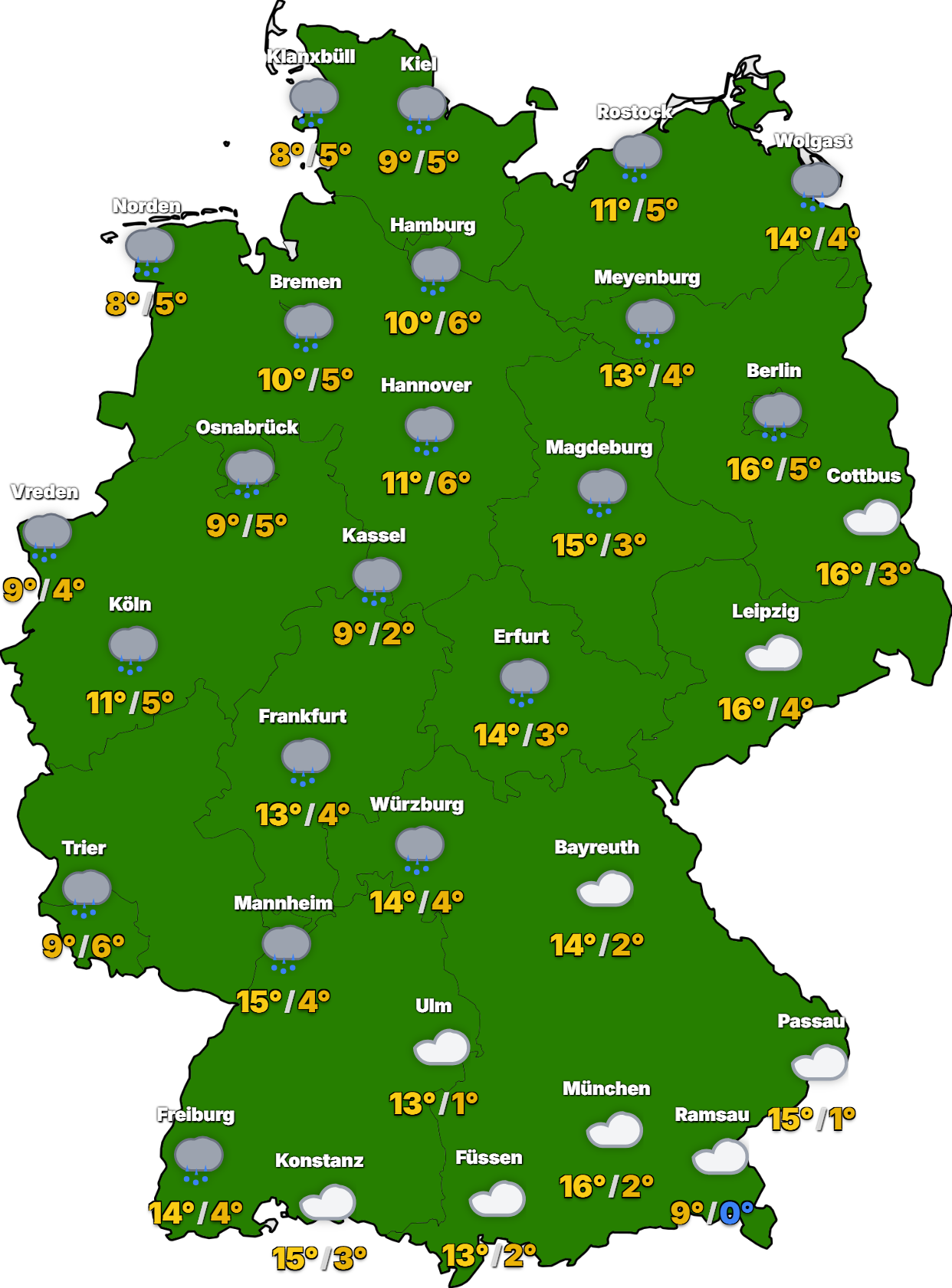 STUDIO-Deutschland-2026-03-12-1 Atlantische Störungen bringen wechselhaftes Wetter nach Deutschland!