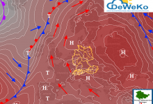 Wetterlage Sonntag den 08-03-2026