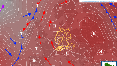 Wetterlage Sonntag den 08-03-2026