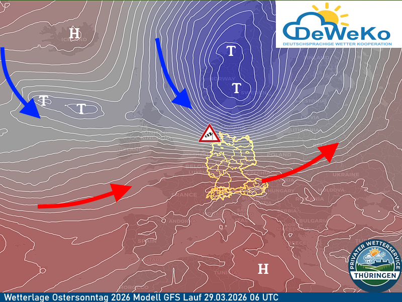 wetterlage-ostersonntag-gfs29032026 Wetterlage zu Ostern noch ziemlich unsicher !