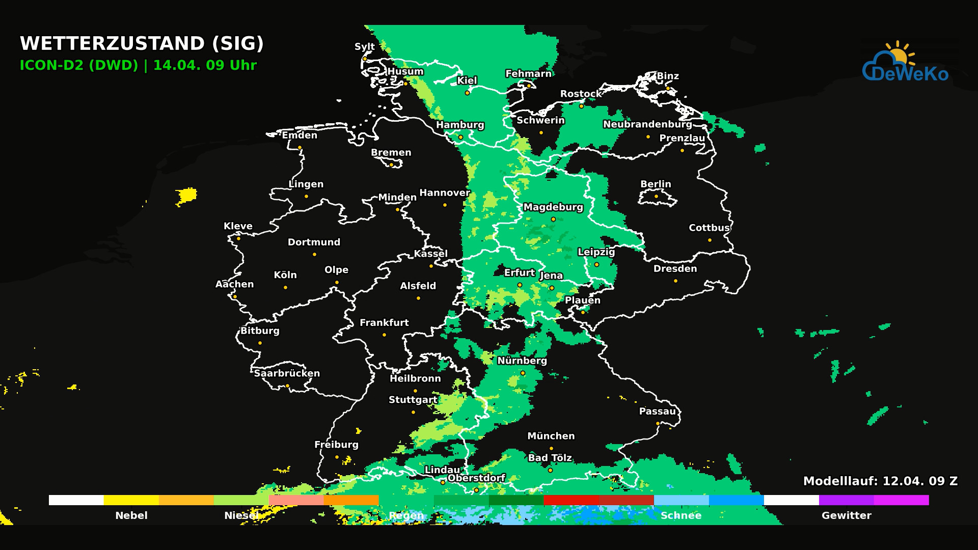 Icon-Weather-12 Völlig verdreht,der Wochenbeginn ist Komplex