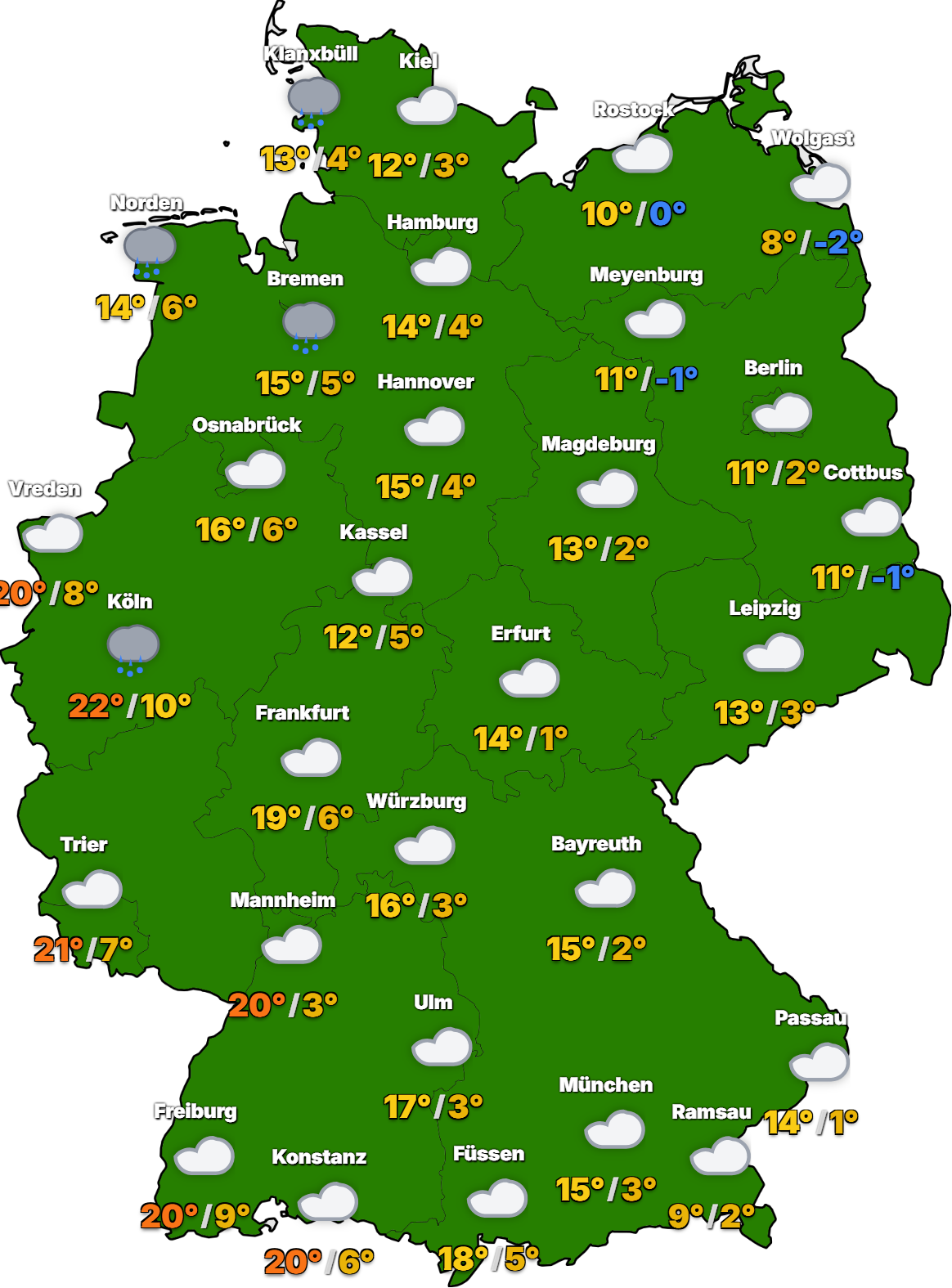 STUDIO-Deutschland-2026-04-09 Das ruhige und sonnige Frühlingswetter verabschiedet sich aus Deutschland!