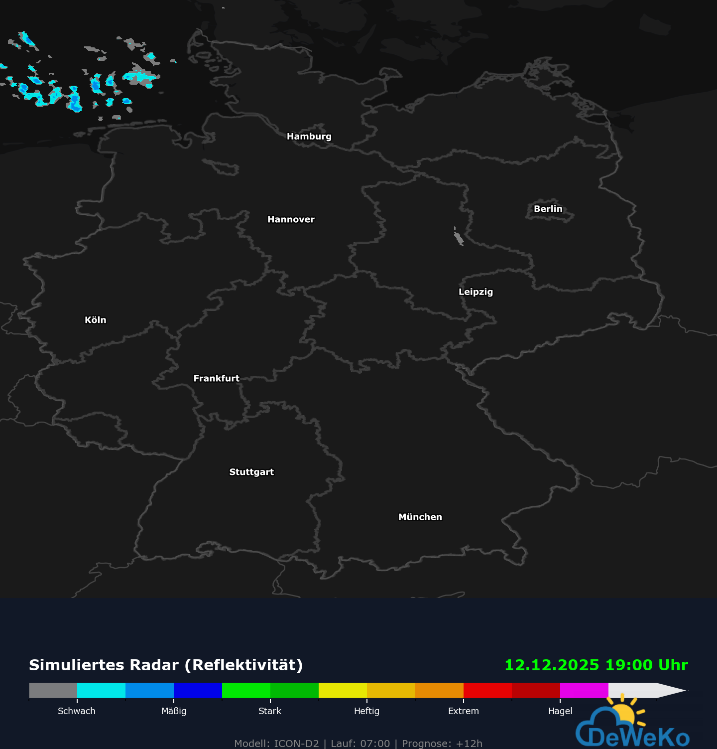 sim_radar_2025121206_step012 HD Wettermodell Icon D2