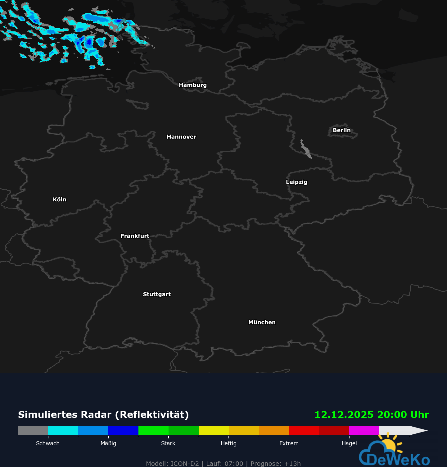 sim_radar_2025121206_step013 HD Wettermodell Icon D2