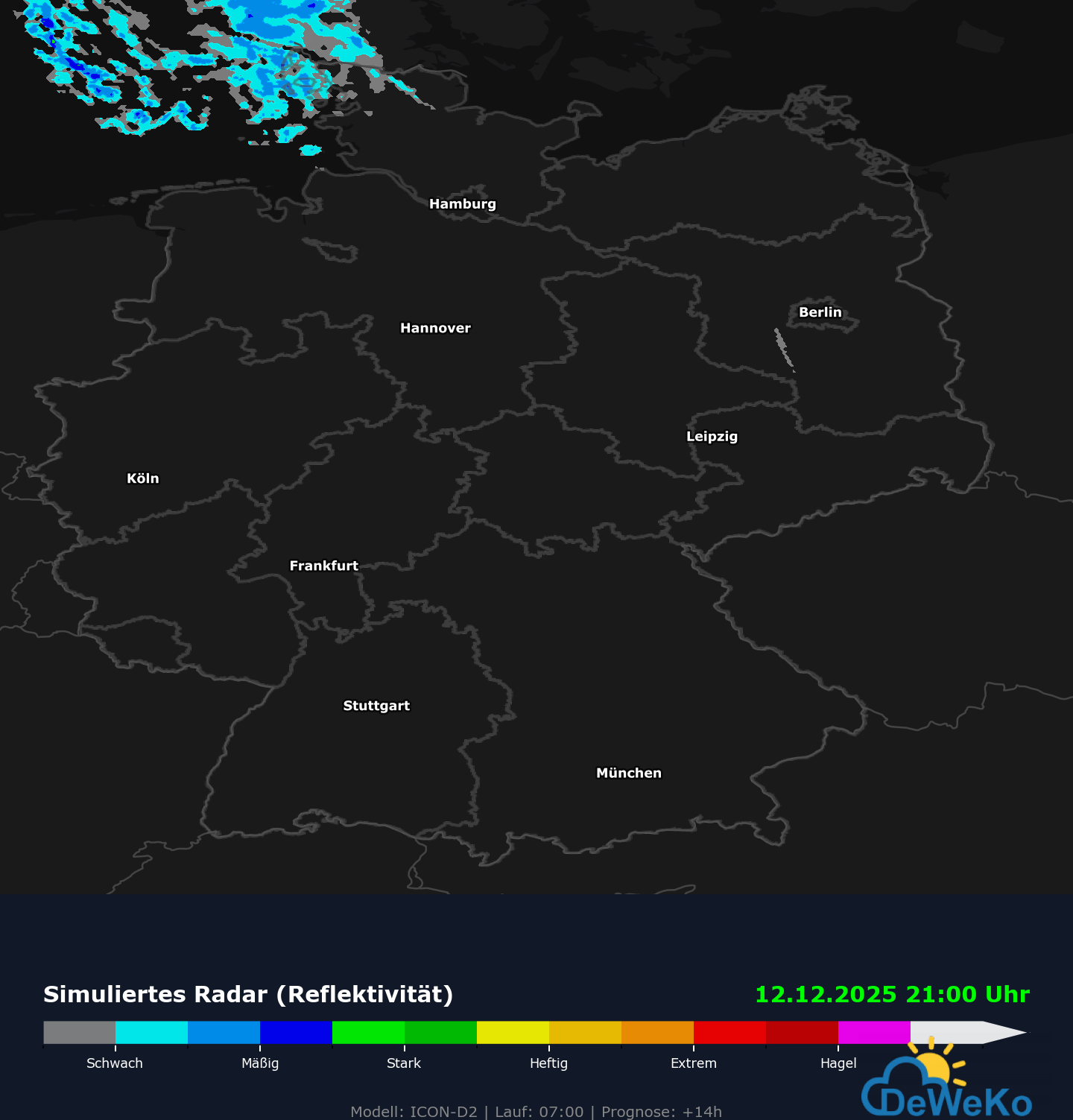 sim_radar_2025121206_step014 HD Wettermodell Icon D2