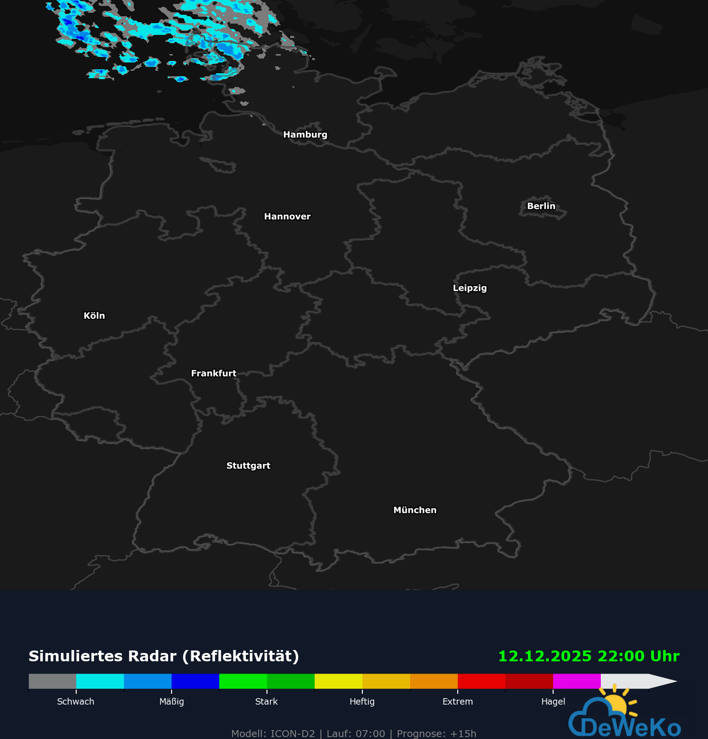 sim_radar_2025121206_step015 HD Wettermodell Icon D2