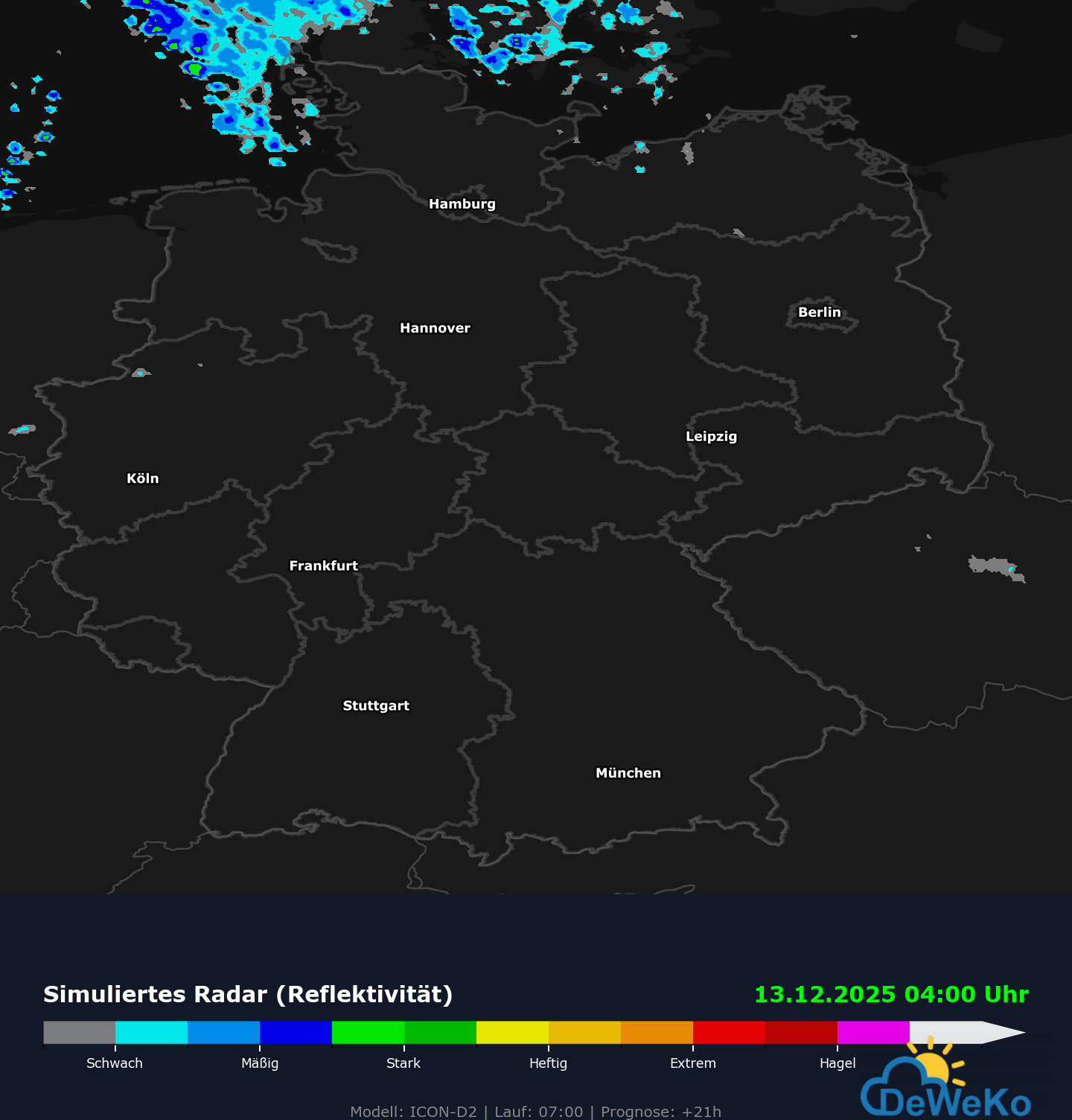 sim_radar_2025121206_step021 HD Wettermodell Icon D2