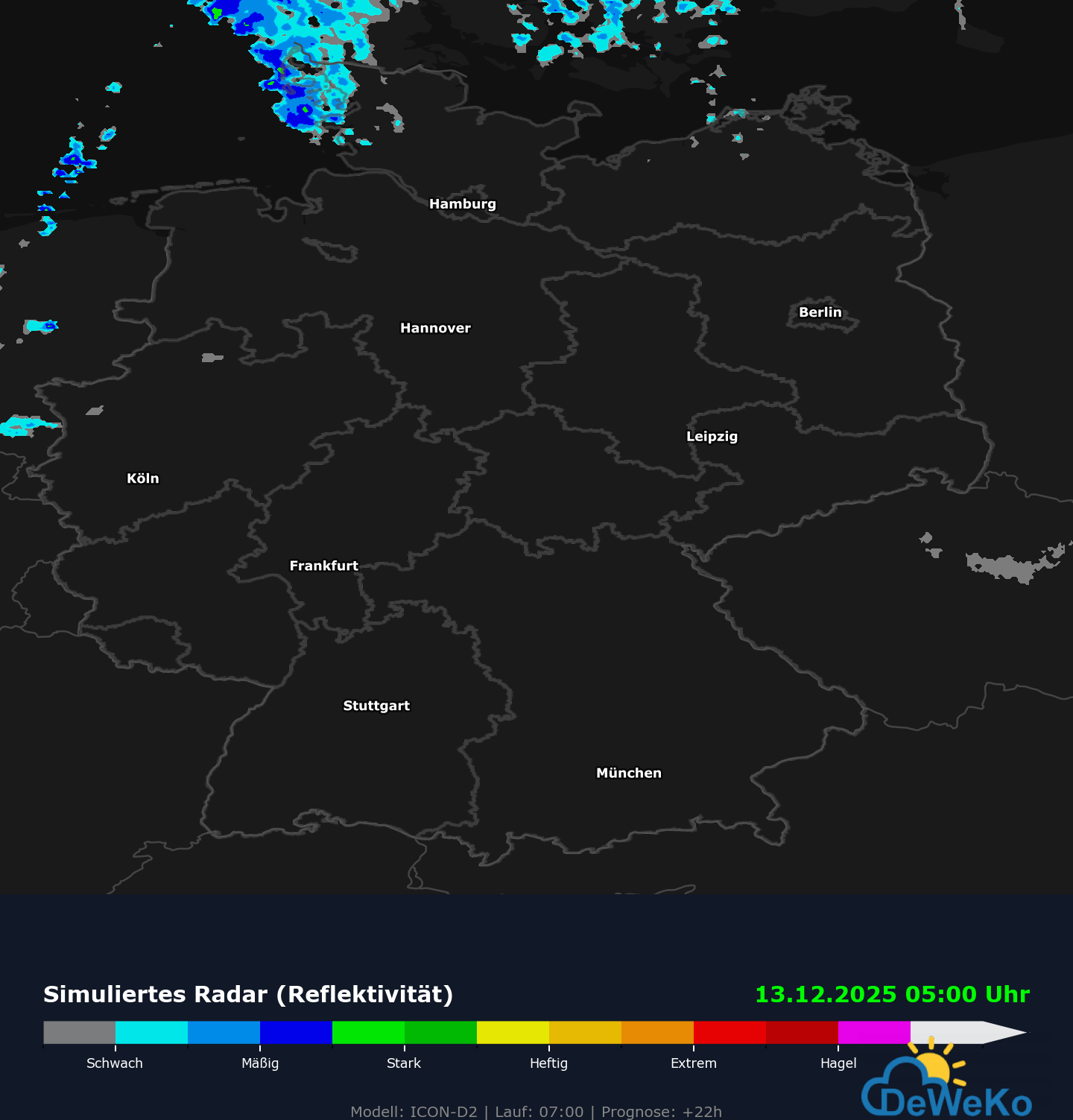 sim_radar_2025121206_step022 HD Wettermodell Icon D2