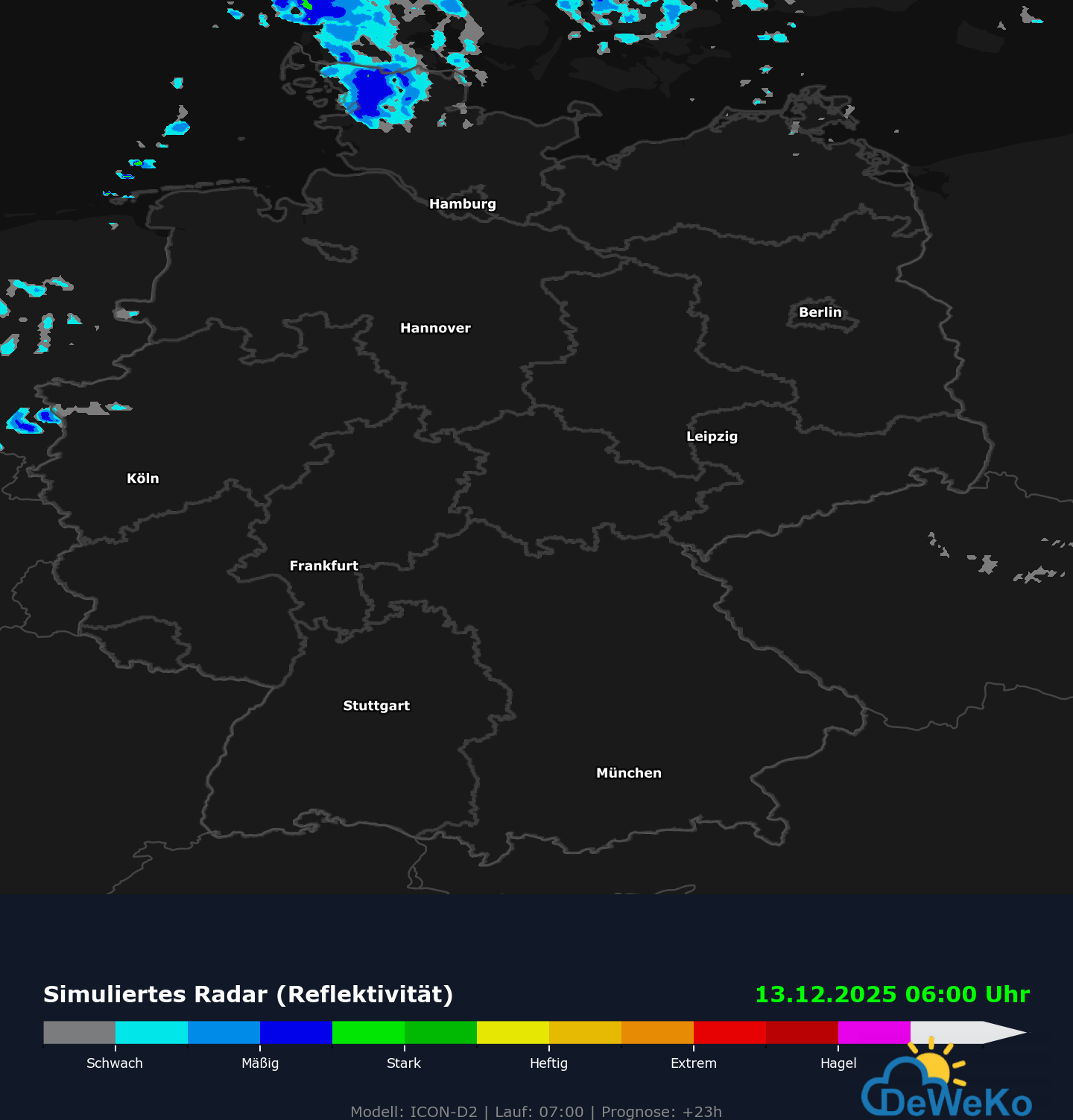 sim_radar_2025121206_step023 HD Wettermodell Icon D2