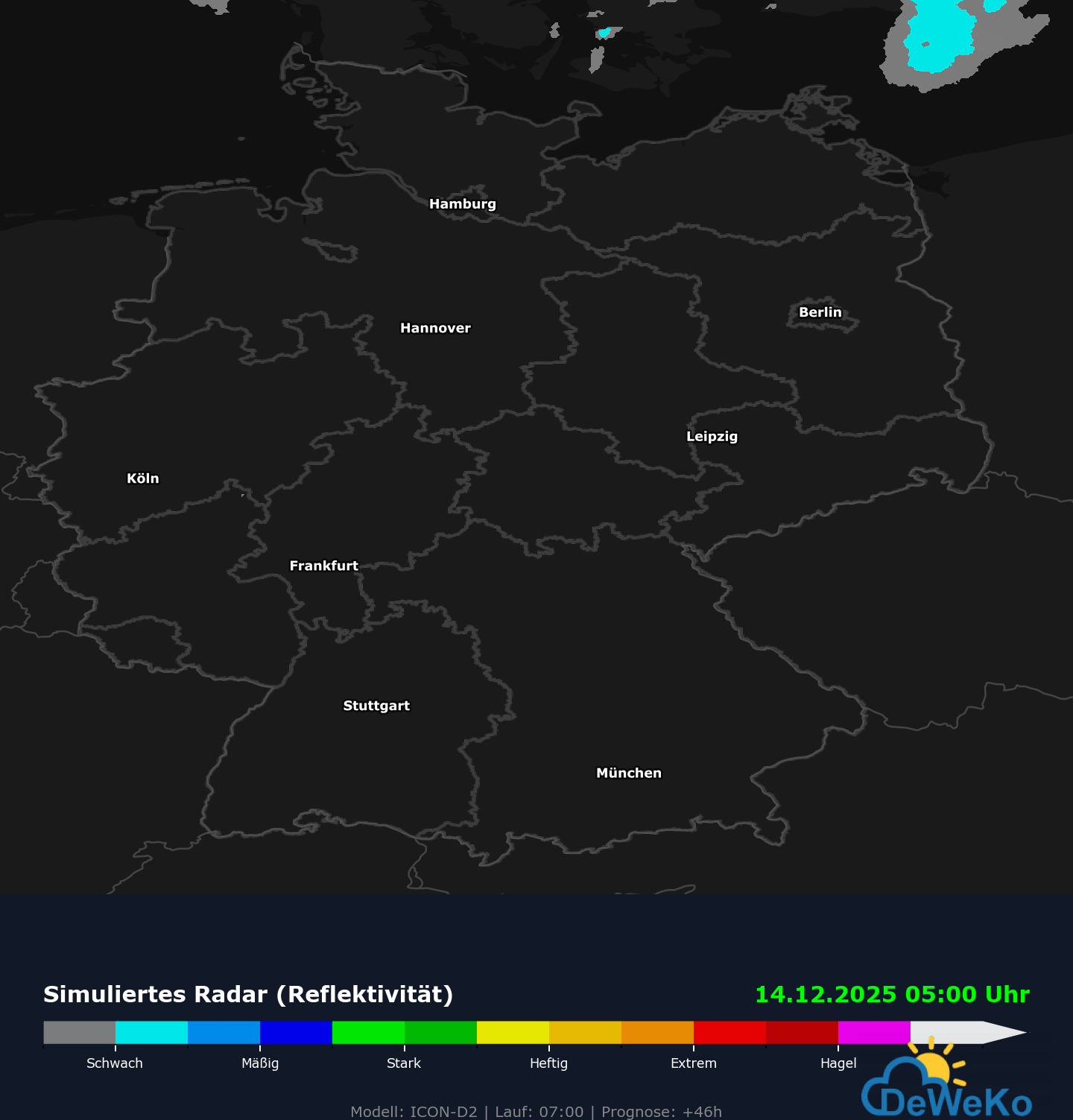 sim_radar_2025121206_step046 HD Wettermodell Icon D2